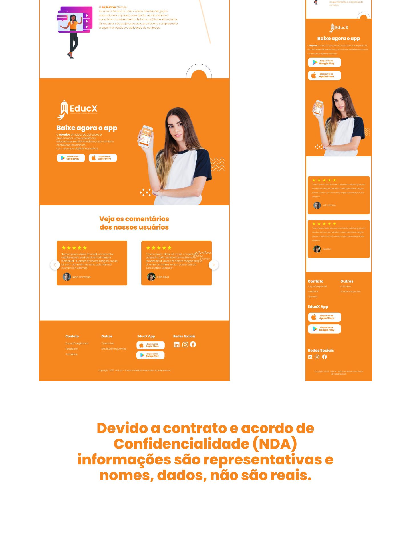 Landing page EducX, parte 7 de 7